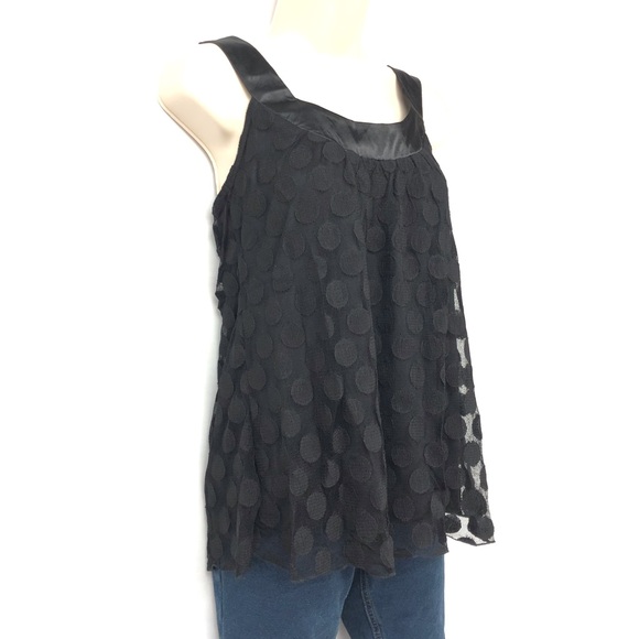 A. Byer Black Lace Sleeveless Top - Picture 4 of 16